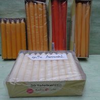 Rubinlicht Tafelkerzen Spitzkerzen gelb orange creme-weiß kaufen bei