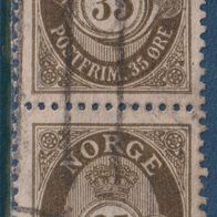 Norwegen 85A o Paar #057351