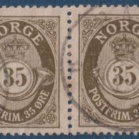 Norwegen 85A o Paar #057354