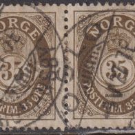Norwegen 85A o Paar #057379