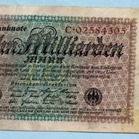 Reichsbanknote 10 Mrd Mark 15.09.1923 Ro 113 a
