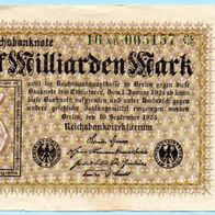 Reichsbanknote 5 Mrd Mark 10.09.1923 Ro 112 c (Zust 1)
