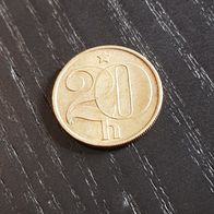 Tschechoslowakei 20 Haleru Münze zufälliges Jahr!