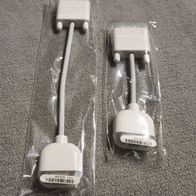 Apple 603-3342 und 603-2120 Original DVI Stecker auf VGA Buchse Adapter