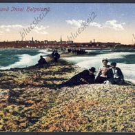 Postkarte Düne und Insel Helgoland