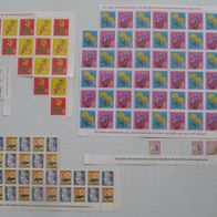 1956-1967, Deutschland Weihnachtssiegelmarken, Satz-103 Briefmarken, postfrisch