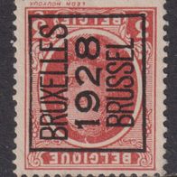 Belgien PRE166B Vorausentwertung #057482