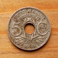 5 Centimes 1919 Frankreich