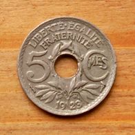 5 Centimes 1923 Frankreich