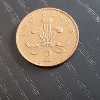Großbritannien 2 New Pence Münze zufälliges Jahr!