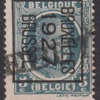 Belgien PRE156B Vorausentwertung mit Zusatzstempel #057490