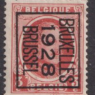 Belgien PRE166B Vorausentwertung #057509