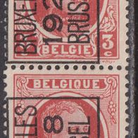 Belgien PRE166A Paar Vorausentwertung #057511