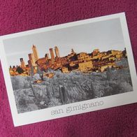 NEU Ansichtskarte San Gimignano Panoramablick Großformat Provinz Siena Postkarte