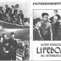 Filmprogramm Nr. 125 Lifeboat Das Rettungsboot Alfred Hitchcock 16 Seiten