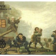 Telefonkarte Spanien , 6, - € , Goya , leer