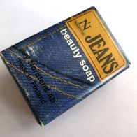 Beauty Soap 1970-80s. JEANS. Nordtend. 100 g. Made in Finland for USSR.