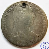 1 Thaler Österreich 1780 - Maria Theresia Silber Mailand H36c