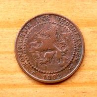 1 Cent 1902 Niederlande