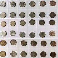 48x 10 Cent Silbermünzen Niederlande Sammlungsauflösung! (1,2,3)