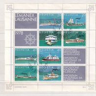 Schweiz Block 23 MiNr. 1120-1127 gestempelt M€ 6,00 #K133