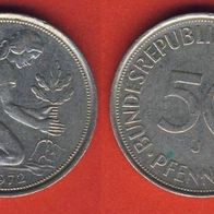 50 Pfennig 1972 J