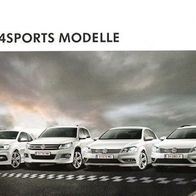 VW Die 4Sports Modelle ( Österreich ) 2013/04 , 24 Seiten
