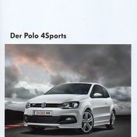 VW Polo 4Sports ( Österreich ) 2012/01 , 4 Seiten