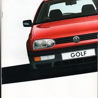 VW Golf ( Österreich ) 1993/08 , 40 Seiten