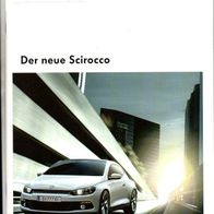 VW Scirocco ( Österreich ) 2008/11 , 44 Seiten