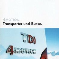 VW Transporte und Busse 4MOTION ( Österreich ) 2005/05 , 8 Seiten