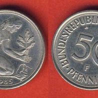 50 Pfennig 1985 F