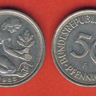 50 Pfennig 1988 F