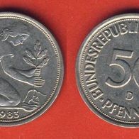 50 Pfennig 1983 D
