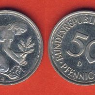 50 Pfennig 1984 D