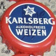 Karlsberg alkoholfreies Weizen Bier Brauerei Kronkorken 2023 Kronenkorken, Saarland