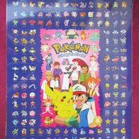 Pokemon Poster "Schnapp sie Dir alle" 40x50 laminiert 150 Figuren 1. Generation