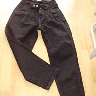 Bershka Jeans weit schwarz Gürtel 38