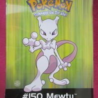 Pokemon Poster "Schnapp sie Dir alle" #150 Mewtu 40x50 laminiert 1. Generation