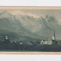 Garmisch mit Alpenspitze, Zugspitze + Waxenstein