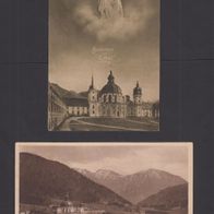 Kloster Ettal - 2 Postkarten
