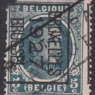 Belgien PRE156B Vorausentwertung mit STEMPEL REBUT #057559