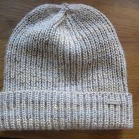 Steve Madden Mütze Beanie Strickmütze beige NEU Herbst Winter