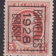 Belgien PRE166B Vorausentwertung #057596
