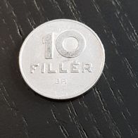 Ungarn 10 Filler Münze Aluminium zufälliges Jahr!