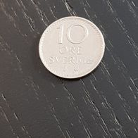 Schweden 10 Öre Münze zufälliges Jahr!