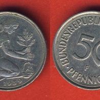 50 Pfennig 1989 F