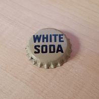Kronkorken (Kork-Einlage) "WHITE SODA" (Soft Drinks) Vereinigte Staaten USA