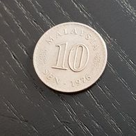 Malaysia 10 Sen Münze alt zufälliges Jahr!