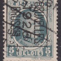 Belgien PRE172B Vorausentwertung mit Stempel REBUT #057722